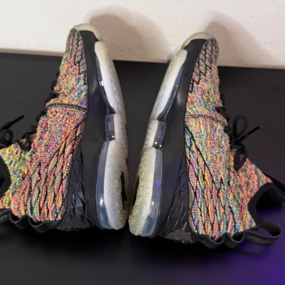 Nike LeBron 15 Four Horsemen Basketball Shoes Knit 897648-901‎ Mens 8.5